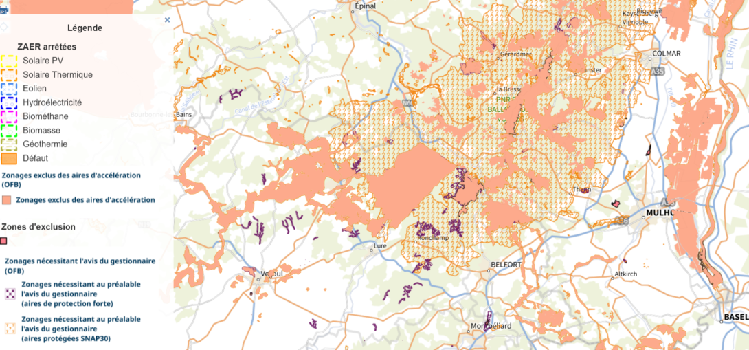 Portail cartographique des ENR